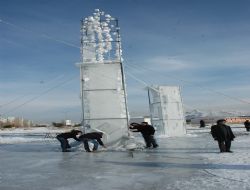 Soğuk ve su sanatta buluştu